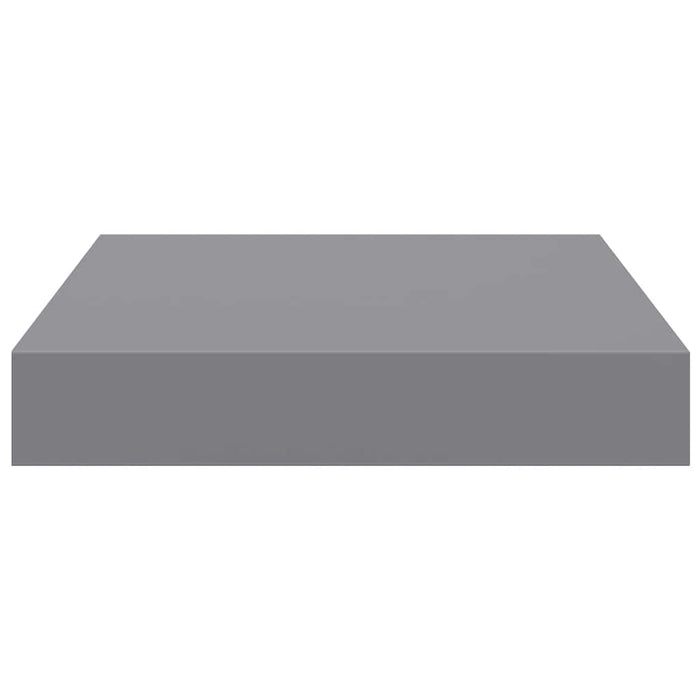 Rafturi de perete suspendate, 2 buc., gri, 23x23,5x3,8 cm, MDF - WALTI WALTI