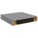 Rafturi de perete suspendate, 2 buc., gri, 23x23,5x3,8 cm, MDF - WALTI WALTI