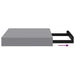 Rafturi de perete suspendate, 2 buc., gri, 23x23,5x3,8 cm, MDF - WALTI WALTI