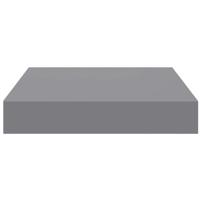 Rafturi de perete, 4 buc., gri, 23 x 23,5 x 3,8 cm, MDF - WALTI WALTI