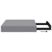 Rafturi de perete, 4 buc., gri, 23 x 23,5 x 3,8 cm, MDF - WALTI WALTI