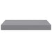 Rafturi de perete suspendate, 4 buc., gri, 40x23x3,8 cm, MDF - WALTI WALTI