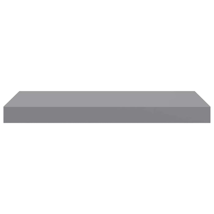 Raft de perete suspendat, gri, 50x23x3,8 cm, MDF - WALTI WALTI