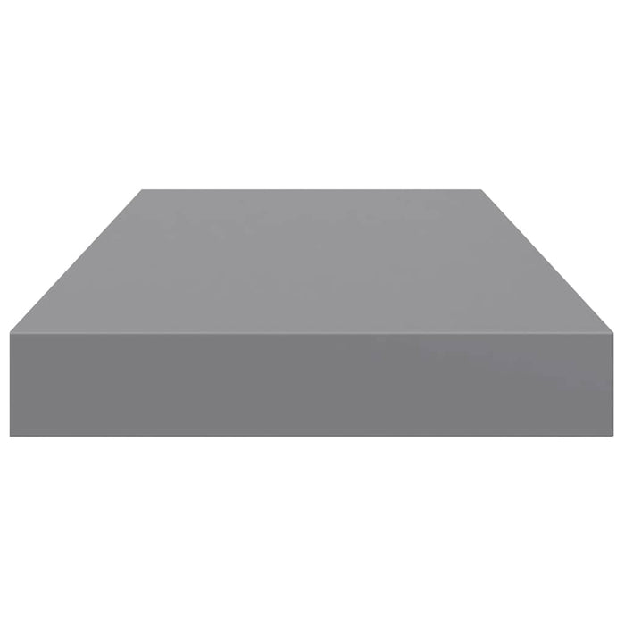 Raft de perete suspendat, gri, 50x23x3,8 cm, MDF - WALTI WALTI