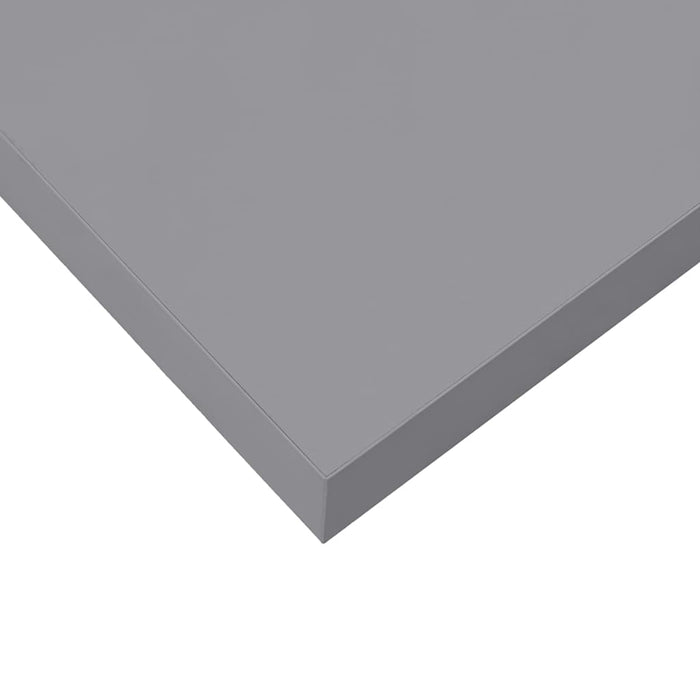 Raft de perete suspendat, gri, 50x23x3,8 cm, MDF - WALTI WALTI