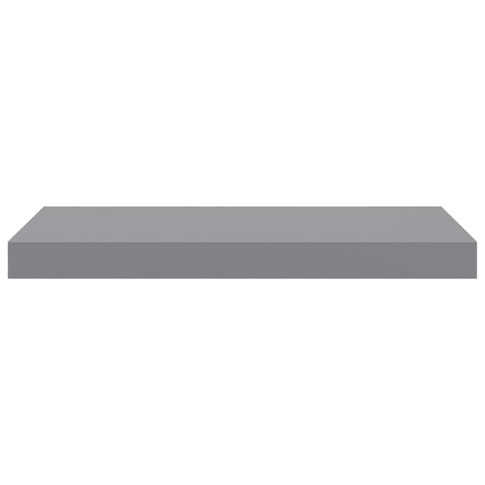 Rafturi de perete suspendate, 4 buc., gri, 50x23,5x3,8 cm, MDF WALTI