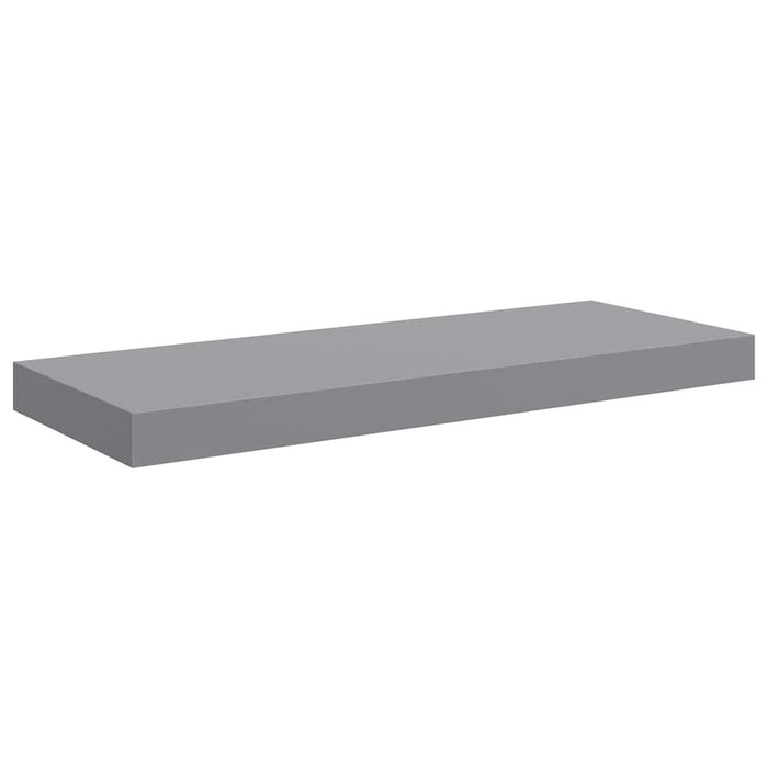 Raft de perete suspendat, gri, 60x23,5x3,8 cm, MDF - WALTI WALTI