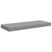 Raft de perete suspendat, gri, 60x23,5x3,8 cm, MDF - WALTI WALTI