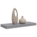 Raft de perete suspendat, gri, 60x23,5x3,8 cm, MDF - WALTI WALTI