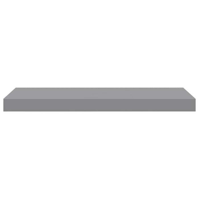 Raft de perete suspendat, gri, 60x23,5x3,8 cm, MDF - WALTI WALTI