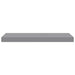 Raft de perete suspendat, gri, 60x23,5x3,8 cm, MDF - WALTI WALTI