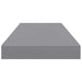 Raft de perete suspendat, gri, 60x23,5x3,8 cm, MDF - WALTI WALTI