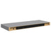 Rafturi de perete suspendate, 2 buc., gri, 60x23,5x3,8 cm, MDF - WALTI WALTI