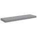 Raft de perete suspendat, gri, 80x23,5x3,8 cm, MDF - WALTI WALTI