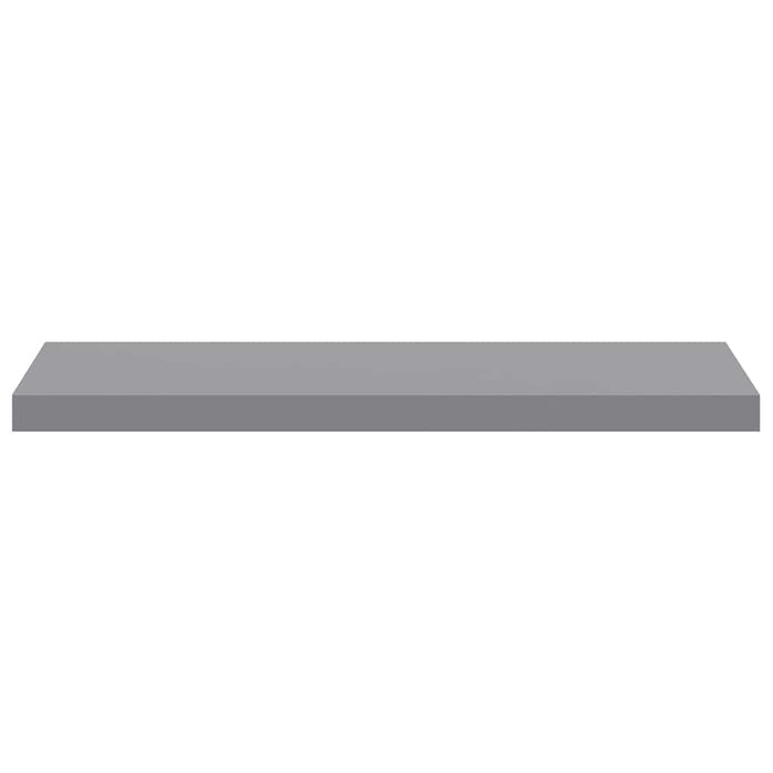 Raft de perete suspendat, gri, 80x23,5x3,8 cm, MDF - WALTI WALTI