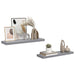 Rafturi de perete suspendate, 2 buc., gri, 80x23,5x3,8 cm, MDF - WALTI WALTI