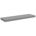Rafturi de perete suspendate, 2 buc., gri, 80x23,5x3,8 cm, MDF - WALTI WALTI