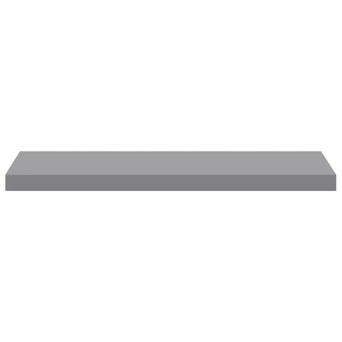 Rafturi de perete suspendate, 2 buc., gri, 80x23,5x3,8 cm, MDF - WALTI WALTI
