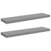 Rafturi de perete suspendate, 2 buc., gri, 90x23,5x3,8 cm, MDF - WALTI WALTI