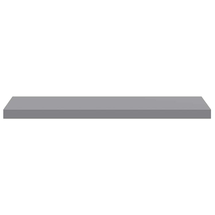 Rafturi de perete suspendate, 4 buc., gri, 90x23,5x3,8 cm, MDF - WALTI WALTI