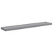 Raft de perete suspendat, gri, 120x23,5x3,8 cm, MDF - WALTI WALTI