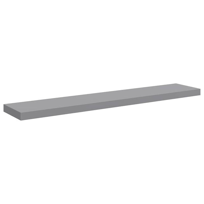 Rafturi de perete suspendate, 2 buc., gri, 120x23,5x3,8 cm, MDF - WALTI WALTI
