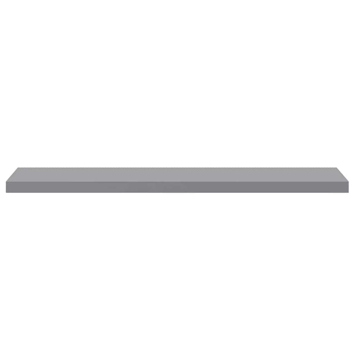 Rafturi de perete suspendate, 2 buc., gri, 120x23,5x3,8 cm, MDF - WALTI WALTI