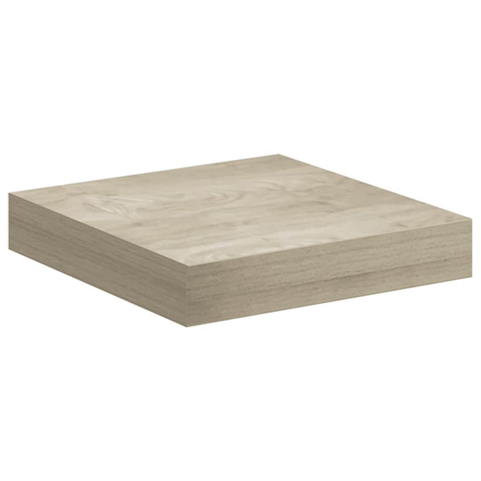 Rafturi perete suspendate, 2 buc., stejar, 23x23,5x3,8 cm, MDF - WALTI WALTI