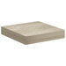 Rafturi perete suspendate, 4 buc., stejar, 23x23,5x3,8 cm, MDF - WALTI WALTI