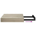 Rafturi perete suspendate, 4 buc., stejar, 23x23,5x3,8 cm, MDF - WALTI WALTI