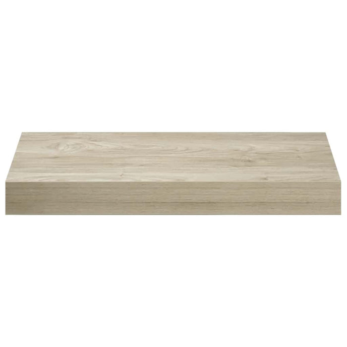 Rafturi de perete suspendate, 2 buc., stejar, 40x23,5x3,8 cm, MDF WALTI