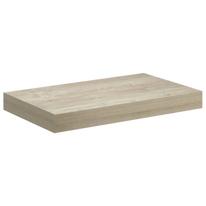 Rafturi de perete suspendate, 4 buc., stejar, 40x23,5x3,8 cm, MDF WALTI