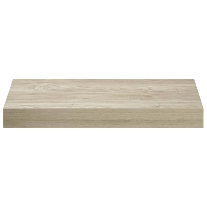 Rafturi de perete suspendate, 4 buc., stejar, 40x23,5x3,8 cm, MDF WALTI