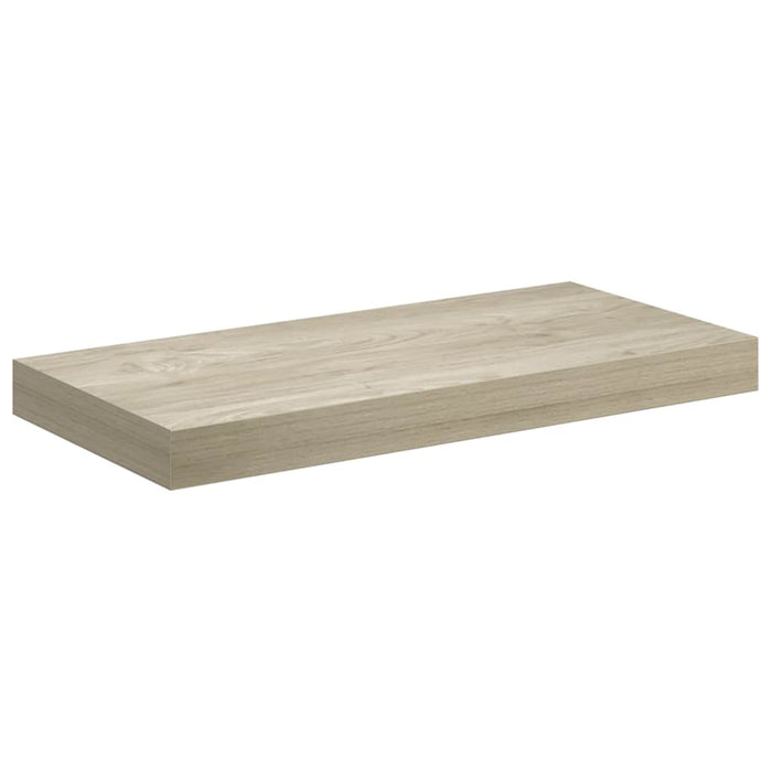 Raft de perete suspendat, stejar, 50x23,5x3,8 cm, MDF WALTI