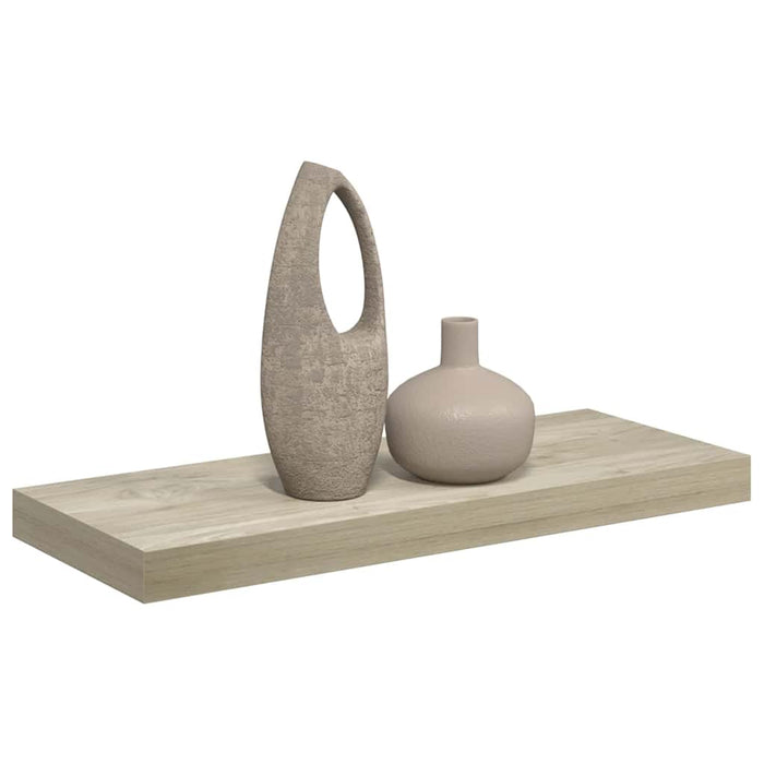 Raft de perete suspendat, stejar, 60x23,5x3,8 cm, MDF - WALTI WALTI