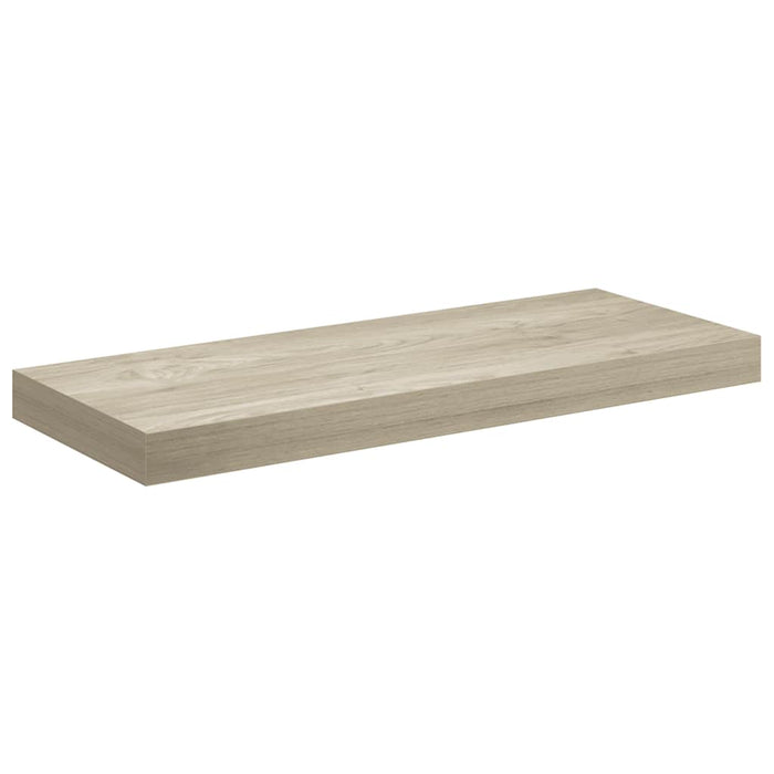 Rafturi de perete suspendate, 4 buc., stejar 60x23,5x3,8 cm MDF - WALTI WALTI