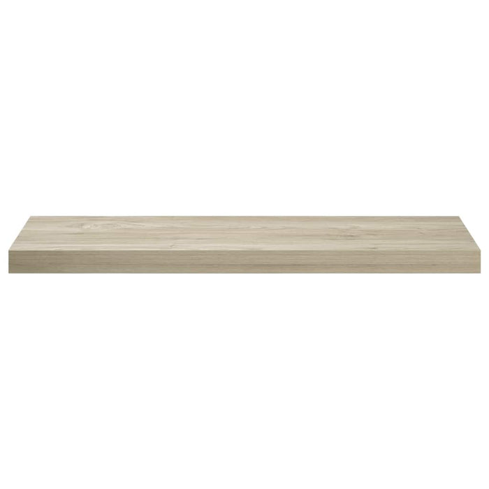 Rafturi de perete suspendate 2 buc., stejar, 80x23,5x3,8 cm MDF - WALTI WALTI