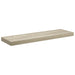 Rafturi de perete suspendate 4 buc., stejar, 80x23,5x3,8 cm MDF - WALTI WALTI