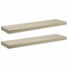 Rafturi de perete suspendate 2 buc., stejar, 90x23,5x3,8 cm MDF - WALTI WALTI