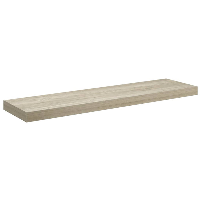 Rafturi de perete suspendate 2 buc., stejar, 90x23,5x3,8 cm MDF - WALTI WALTI