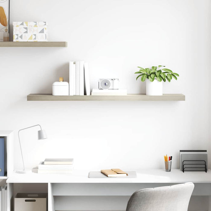 Raft de perete suspendat, stejar, 120x23,5x3,8 cm, MDF - WALTI WALTI