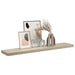 Raft de perete suspendat, stejar, 120x23,5x3,8 cm, MDF - WALTI WALTI
