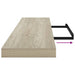Rafturi perete suspendate, 2 buc., stejar, 120x23,5x3,8 cm, MDF - WALTI WALTI