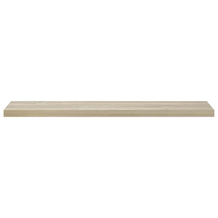 Rafturi perete suspendate, 4 buc., stejar, 120x23,5x3,8 cm, MDF - WALTI WALTI