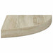 Rafturi colțar de perete, 4 buc., stejar, 25 x 25 x 3,8 cm, MDF - WALTI WALTI