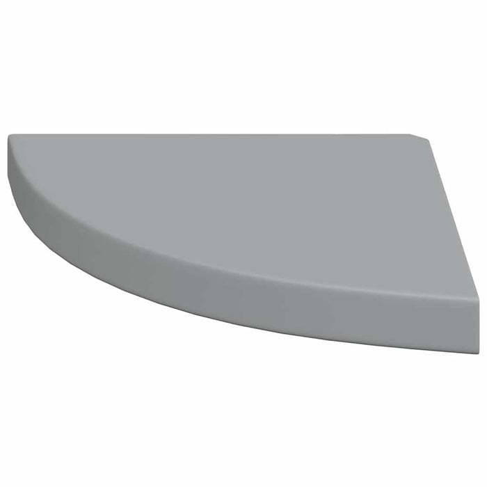 Rafturi colț de perete, 2 buc., gri, 35x35x3,8 cm, MDF - WALTI WALTI