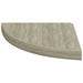 Rafturi colț suspendate, 4 buc., stejar, 35x35x3,8 cm, MDF - WALTI WALTI