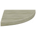 Rafturi colț suspendate, 4 buc., stejar, 35x35x3,8 cm, MDF - WALTI WALTI