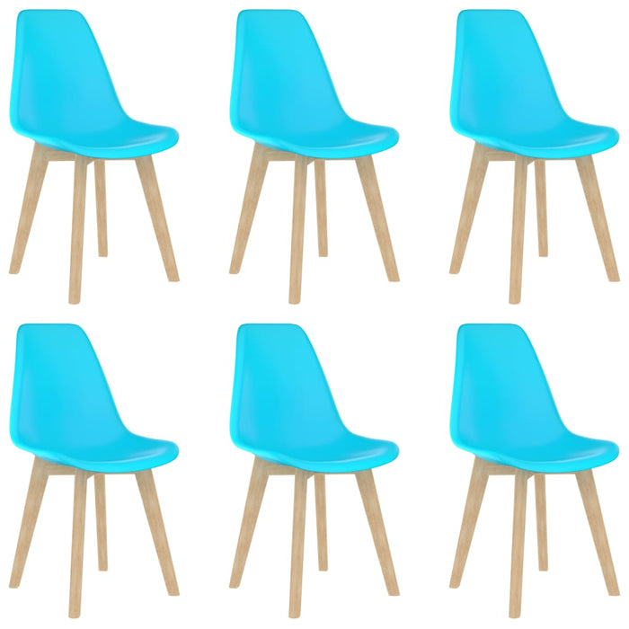 Set mobilier de bucătărie, 7 piese, albastru WALTI