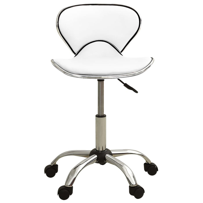 Scaun de salon spa, alb, piele ecologică - WALTI WALTI